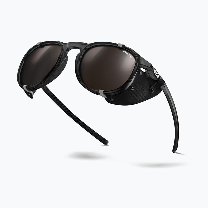 Sluneční brýle Julbo Millenium Reactiv Polarized shiny translucent black/black/white 6