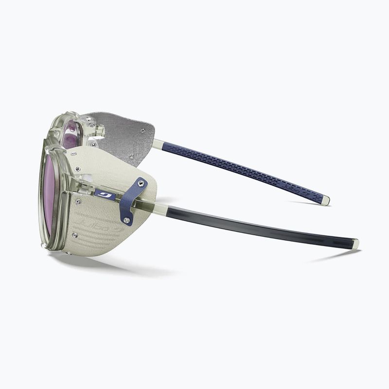 Sluneční brýle Julbo Millenium Polarized HD shiny transparent army green/white/blue 4