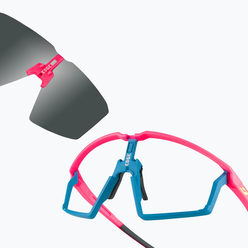 Sluneční brýle Julbo Edge Spectron 3 fluo pink/blue/silver flash 7