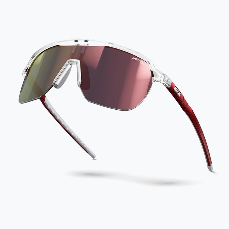 Sluneční brýle Julbo Frequency Spectron shiny translucent crystal/red/red flash 5