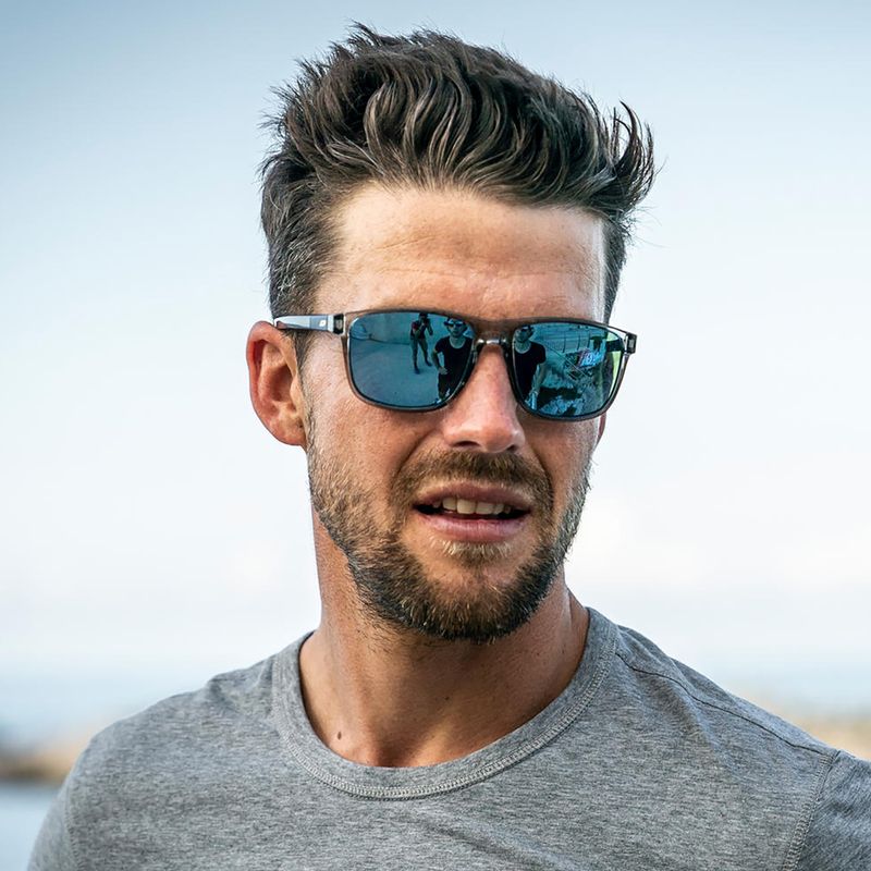 Sluneční brýle Julbo The Streets Polarized HD shiny translucent grey/blue 4