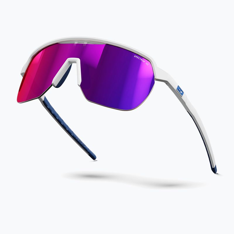 Sluneční brýle Julbo Frequency Spectron HD matt white/blue/multilayer violet 5