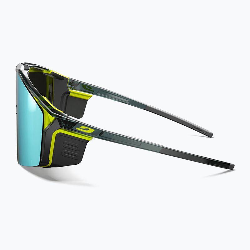 Sluneční brýle Julbo Edge Cover Polarized HD matte fluorescent yellow/shiny transparent black 3