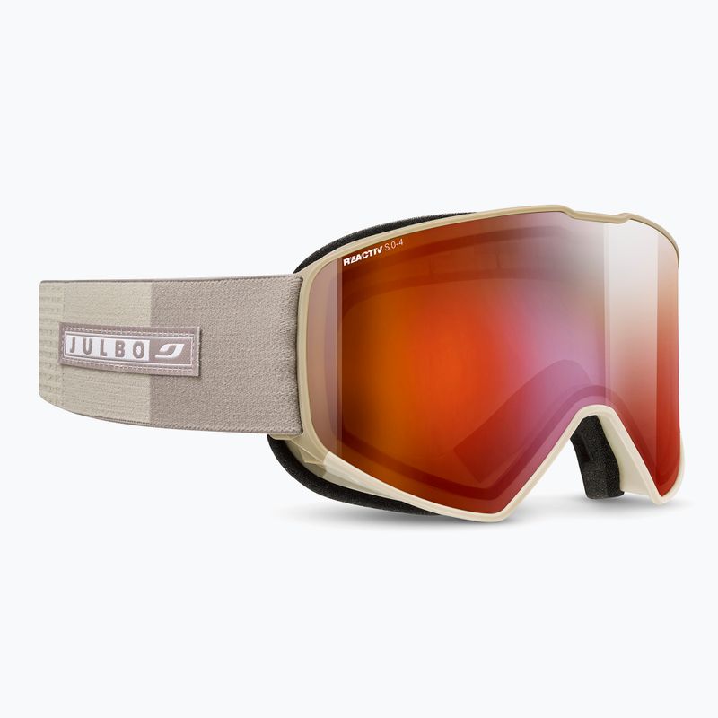 Lyžařské brýle Julbo Cyrius-X Reactiv High Contrast beige/brown/flash infrared 5