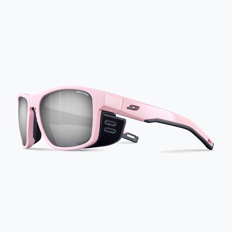 Julbo Shield M Spectron 4 lesklé pastelově růžové/tmavě šedé sluneční brýle