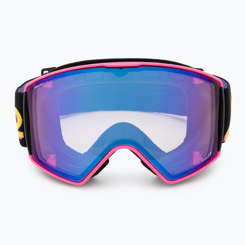 Lyžařské brýle  Julbo Launcher Reactiv High Contrast pink/ black/ flash blue 3