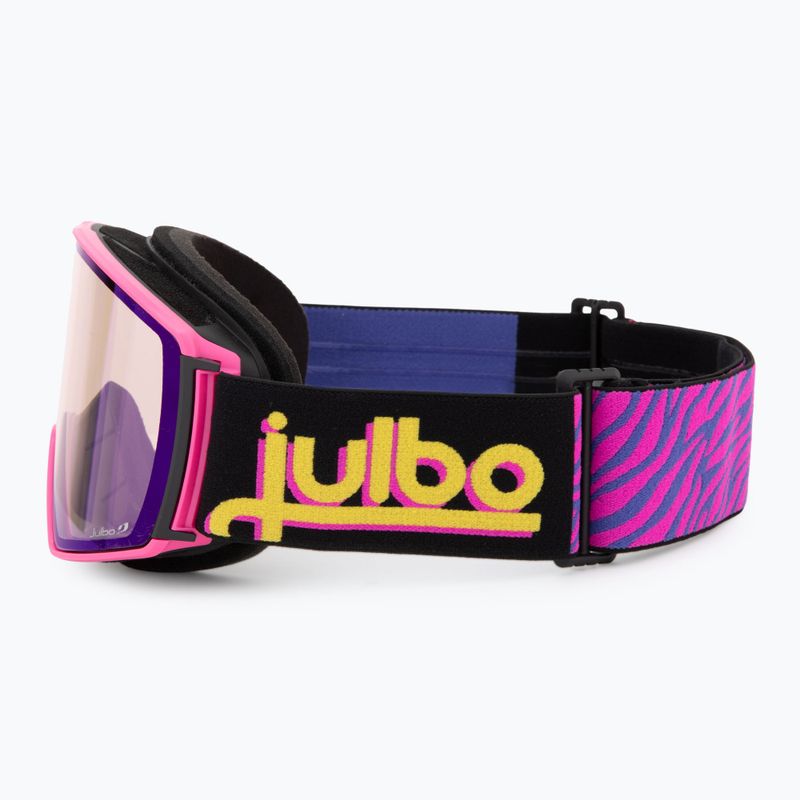 Lyžařské brýle  Julbo Launcher Reactiv High Contrast pink/ black/ flash blue 4