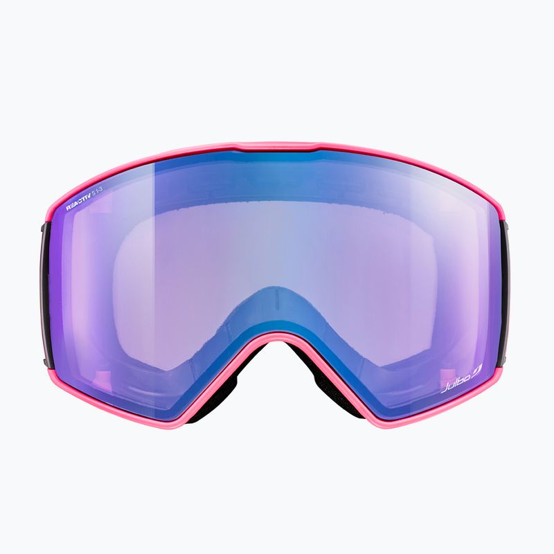 Lyžařské brýle  Julbo Launcher Reactiv High Contrast pink/ black/ flash blue 5
