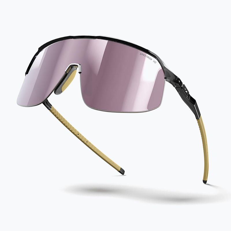Sluneční brýle Julbo Density Spectron HD shiny translucent black/light brown 5