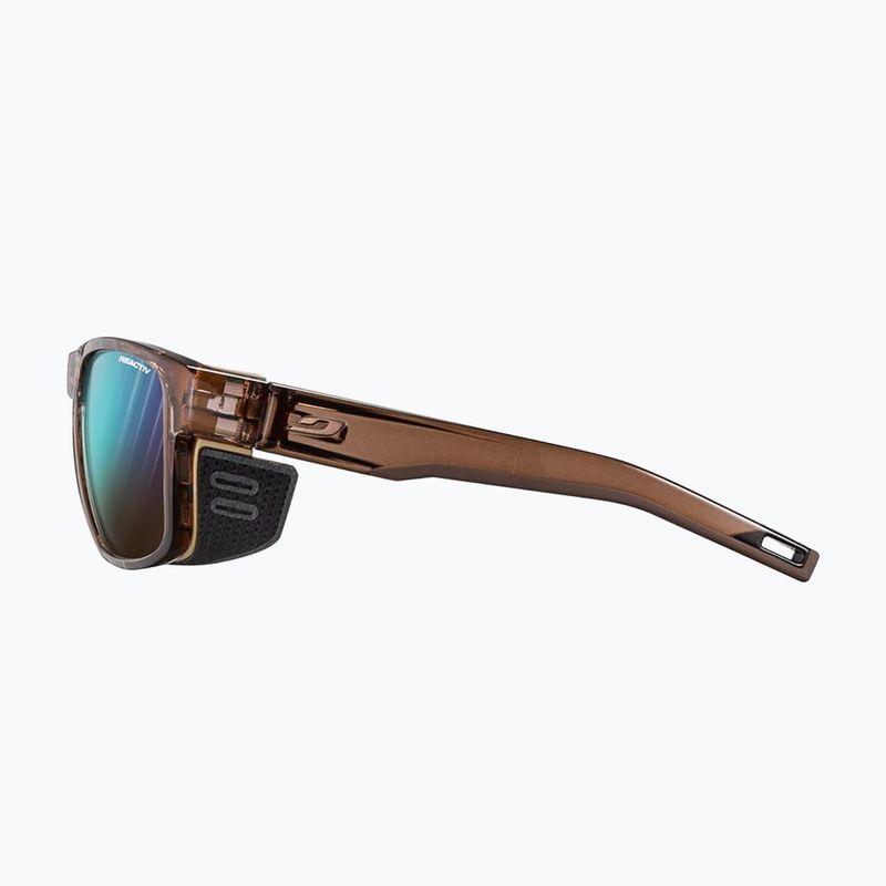 Sluneční brýle Julbo Shield M Reactiv shiny translu brown/matt brown 4