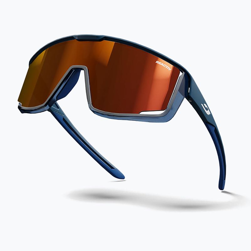 Sluneční brýle Julbo Fury Reactiv High Contrast matt blue/translu blue 6