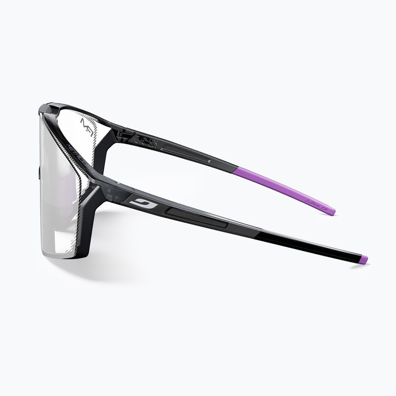 Sluneční brýle Julbo Edge Reactiv High Contrast shiny translu black/purple 9