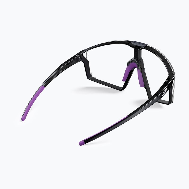 Sluneční brýle Julbo Edge Reactiv High Contrast shiny translu black/purple 10