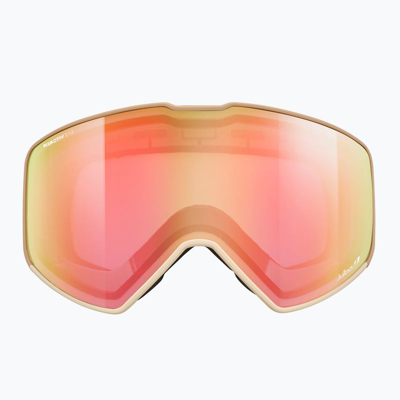 Lyžařské brýle Julbo Cyrius X Reactive High Contrast beige/flash red 3