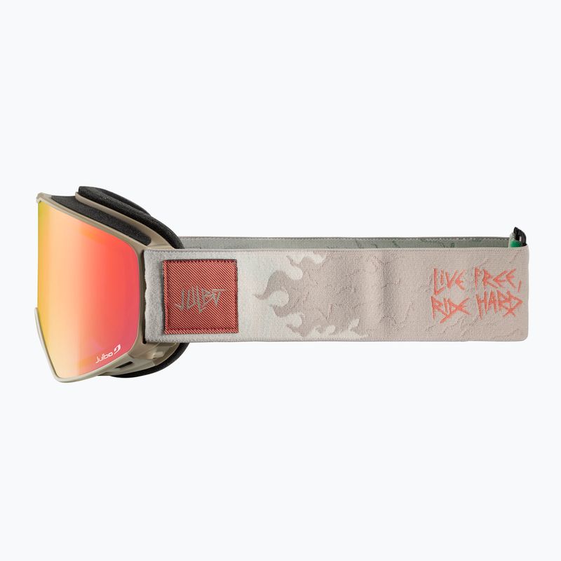 Lyžařské brýle Julbo Cyrius X Reactive High Contrast beige/flash red 4