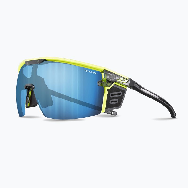Cyklistické brýle Julbo Ultimate Cover Polar 4 Hd black/yellow fluo/capsule ocean master 8
