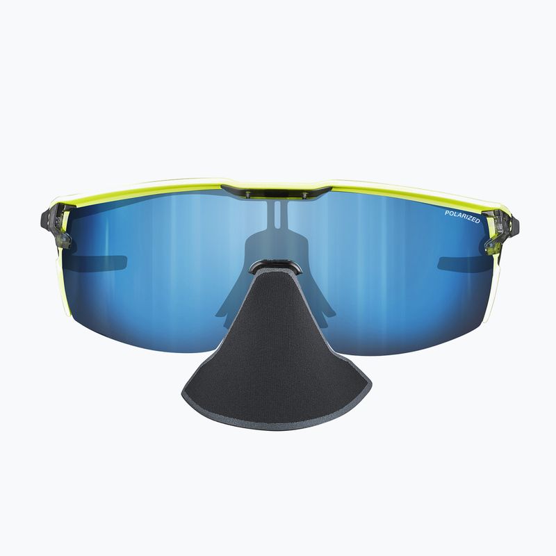 Cyklistické brýle Julbo Ultimate Cover Polar 4 Hd black/yellow fluo/capsule ocean master 11