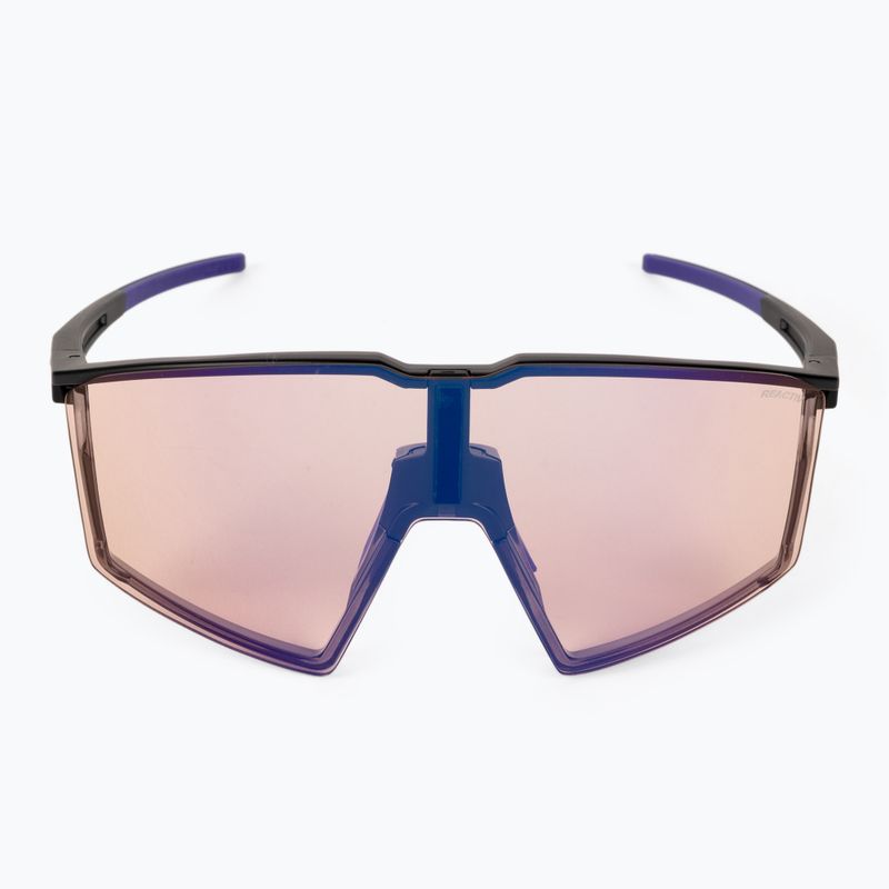 Julbo Edge Reactiv 1-3 High Contrast matné průsvitné černo-fialové cyklistické brýle 4