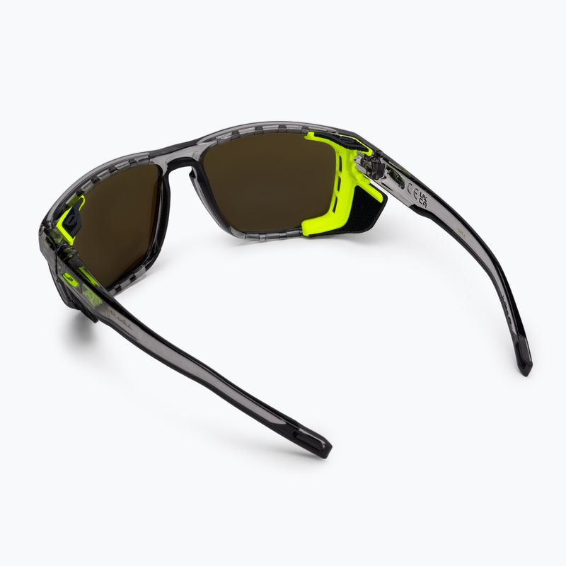 Julbo Shield Polar 4 Hd black/yellow fluo/capsule ocean master cyklistické brýle 3