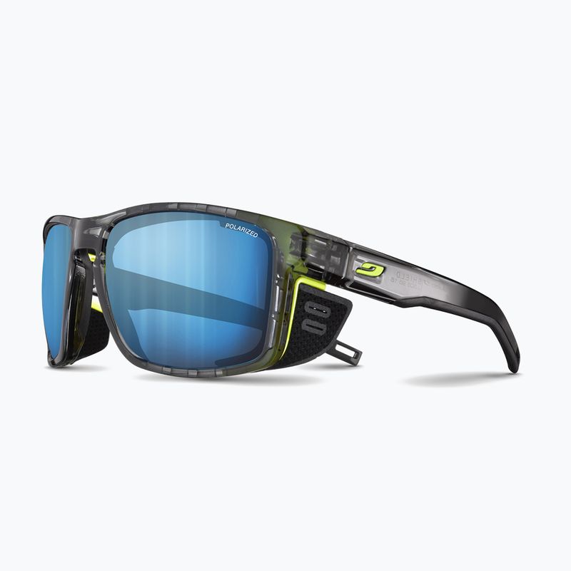 Julbo Shield M Polar 4 Hd black/yellow fluo/capsule ocean master cyklistické brýle 6