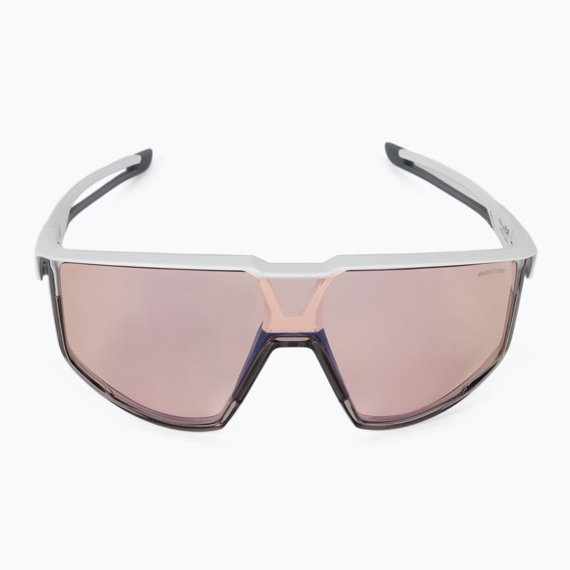 Cyklistické brýle Julbo Fury Reactiv 1-3 High Contrast matná bílá/prosvítající šedá 3