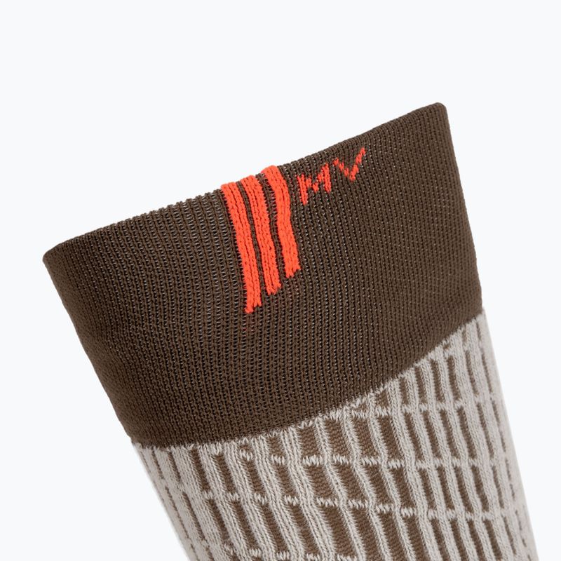 Lyžařské ponožky SIDAS Ski MERINO MV hnědé 952351 4