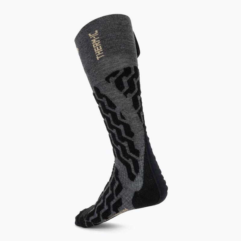 Vyhřívané ponožky Therm-ic Powersocks Heat Fusion Uni grey/ black 2