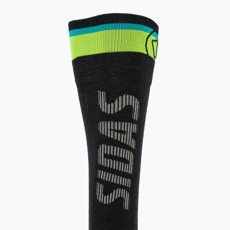 Lyžařské ponožky SIDAS Ski Ultra Fit black/yellow 4