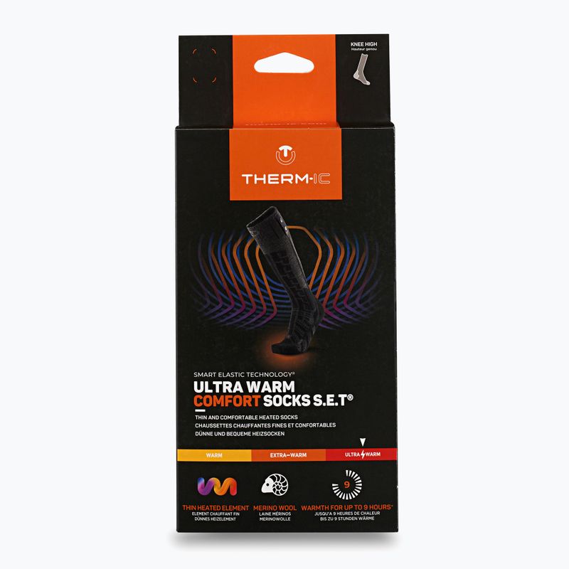 Vyhřívané ponožky Therm-ic Comfort Socks S.E.T grey/ black 11