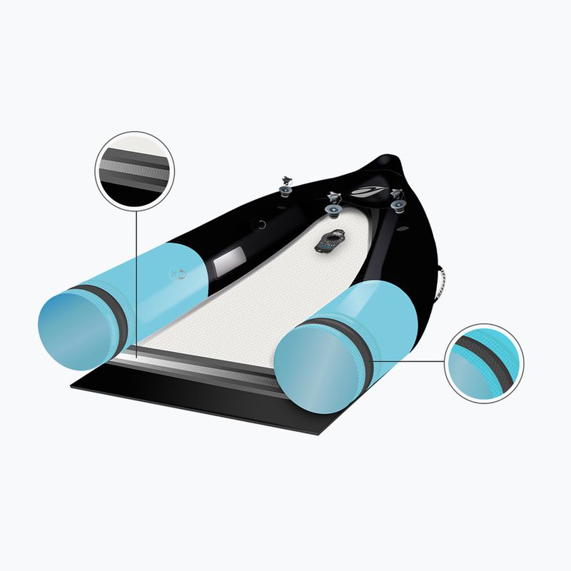 Nafukovací kajak pro 2 osoby AQUADESIGN Koloa 360 cm blue/black 9