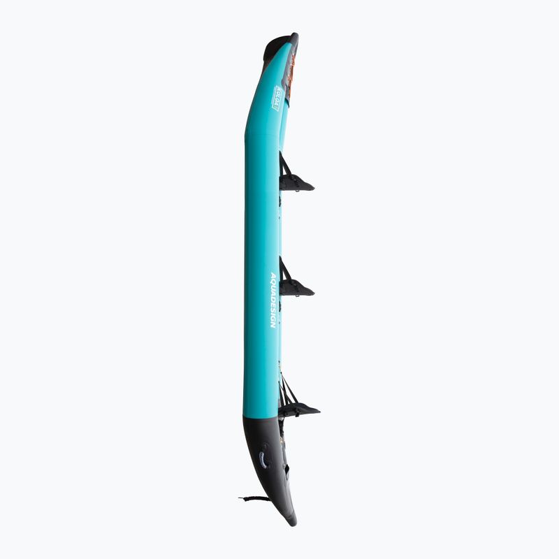 Nafukovací kajak pro 3 osoby AQUADESIGN Koloa 400 cm blue/black 3