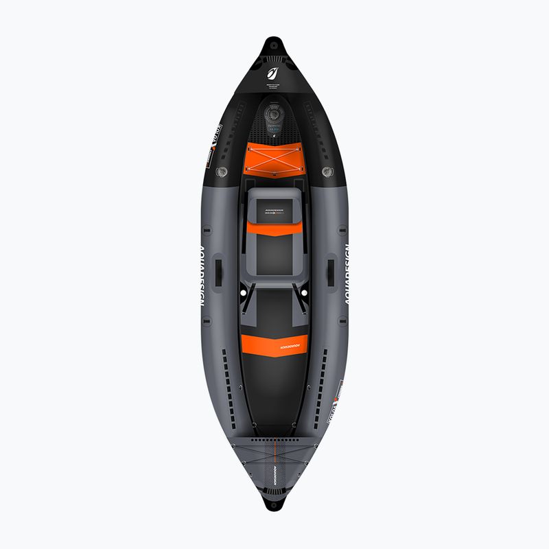 AQUADESIGN Koloa X'Perience 1 305 cm černý/šedý nafukovací kajak pro 1 osobu 2