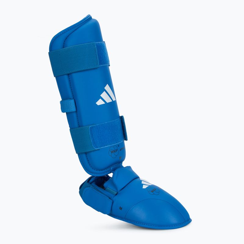 Holenní chrániče adidas WKF blue 2