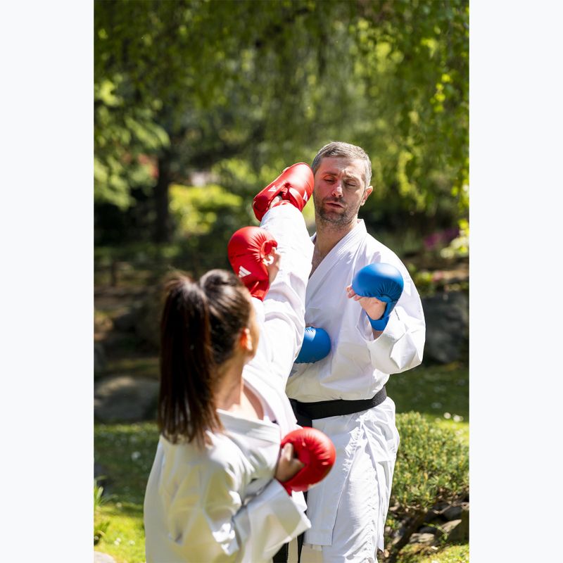 Chrániče rukou adidas WKF červené 9