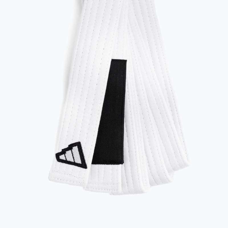 Pásek brazilského jiu-jitsu adidas Separate white 2