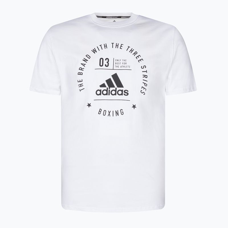 Tréninkové tričko Adidas Boxing bílé ADICL01B