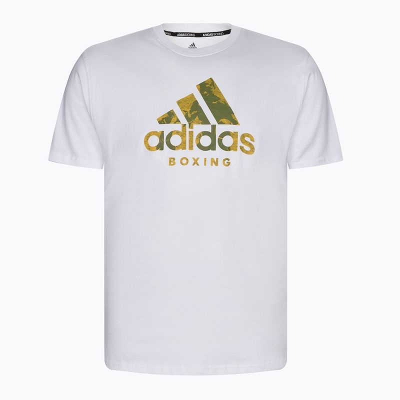 Tréninkové tričko Adidas Boxing bílé ADICL01B