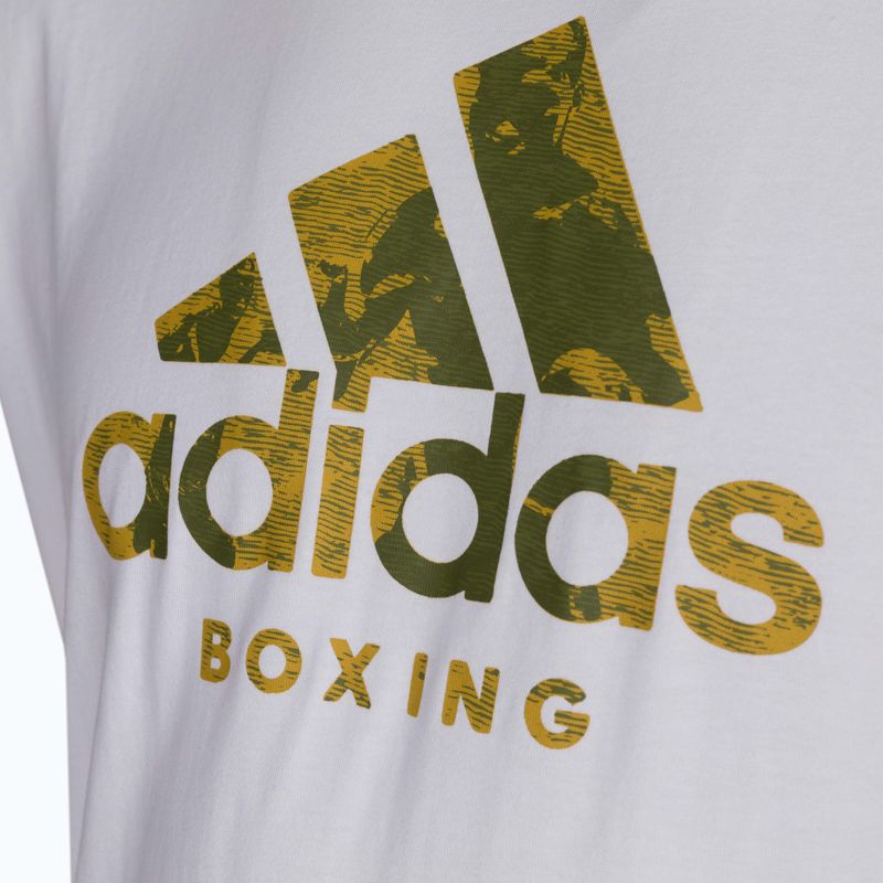 Tréninkové tričko Adidas Boxing bílé ADICL01B 3