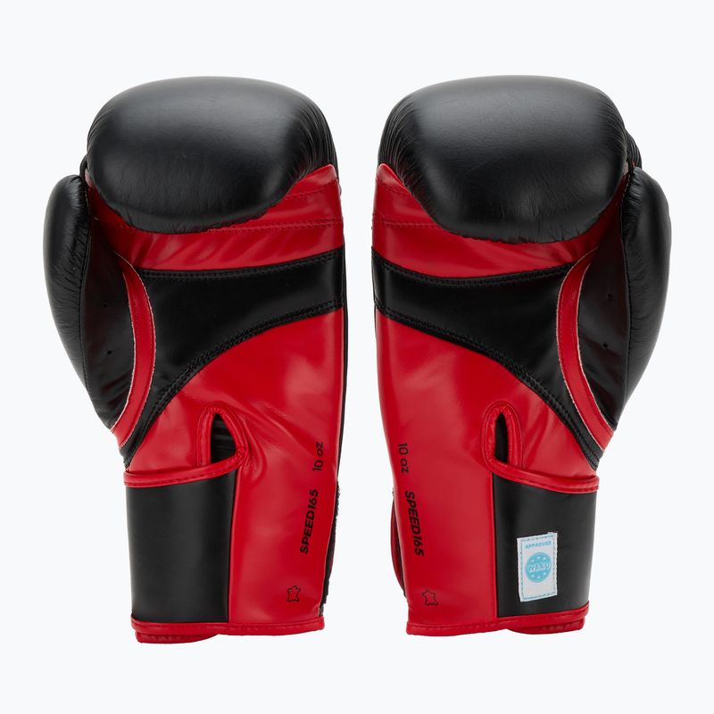 Boxerské rukavice adidas Wako black/red 3