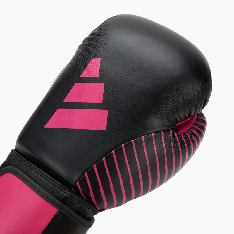 Boxerské rukavice adidas Wako ADIKBWKF200 black/pink 5