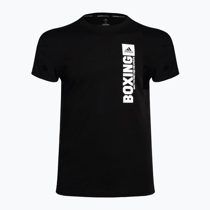 Pánské boxerské tričko adidas černá/bílá