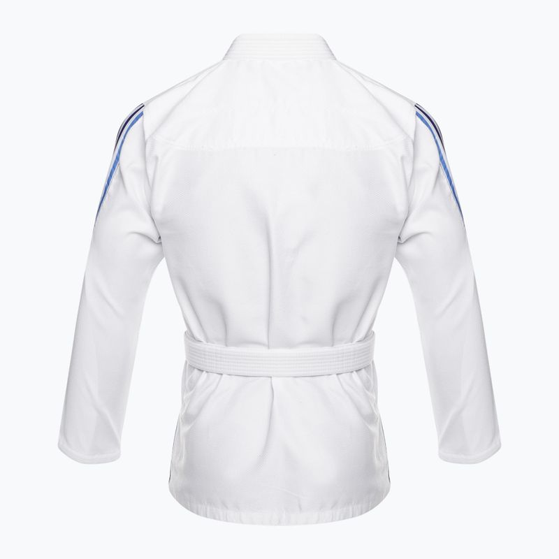 GI pro brazilské jiu-jitsu adidas Range white/gradient blue 3