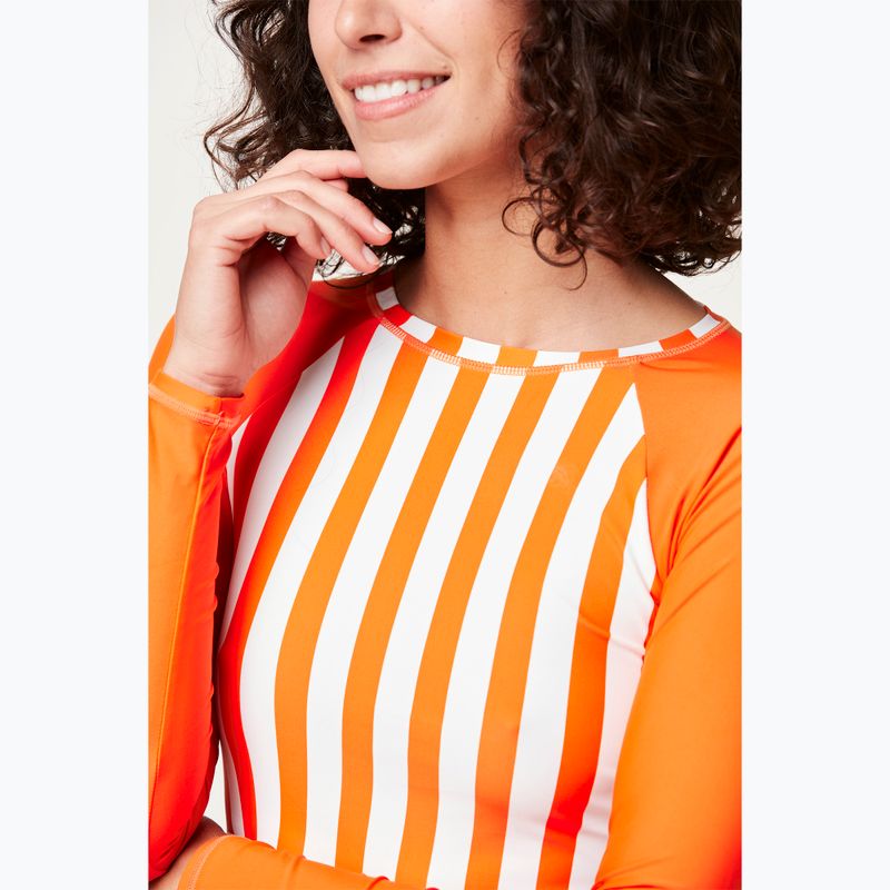 Dámské plavecké tričko longsleeve Picture Pearling 50+ L/S lines orange 8