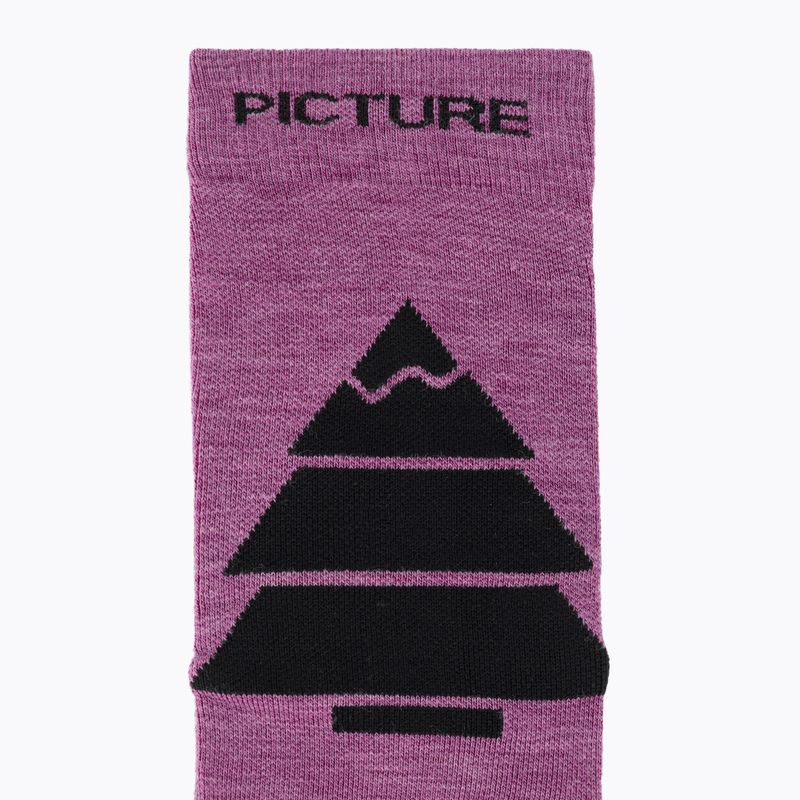Lyžařské ponožky Picture Wooling bright magenta 4