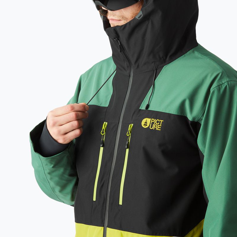Pánská lyžařská bunda Picture Object smoke pine black 5