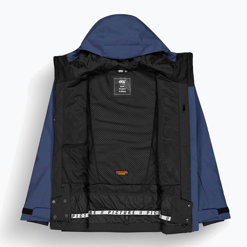 Pánská lyžařská bunda Picture Object patriot blue neon flare 14