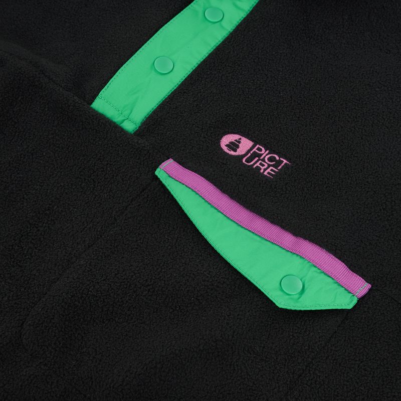 Pánská lyžařská fleecová mikina Picture Arcca 1/4 Zip black 8