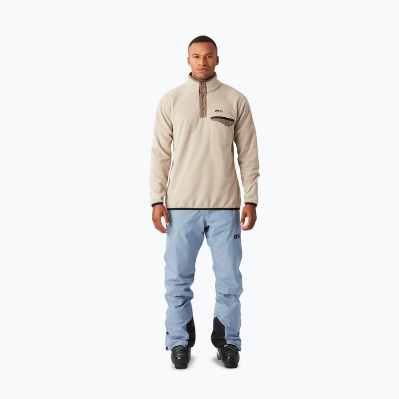 Pánská lyžařská fleecová mikina Picture Arcca 1/4 Zip pure cashmere 2