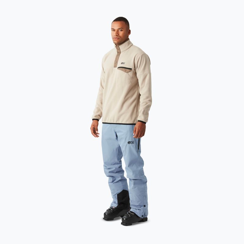 Pánská lyžařská fleecová mikina Picture Arcca 1/4 Zip pure cashmere 4