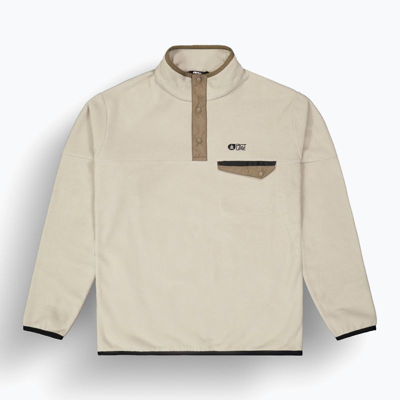 Pánská lyžařská fleecová mikina Picture Arcca 1/4 Zip pure cashmere